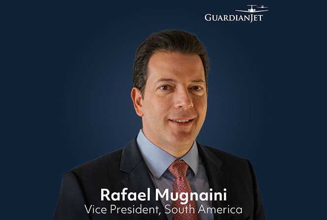Guardian Jet Appoints Rafael Mugnaini to Vice President, South America