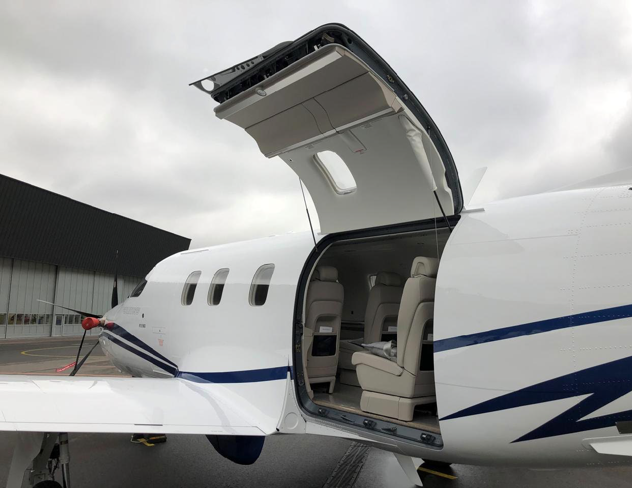 Pilatus PC-12 NGx  S/N 2143 for sale | gallery image: /userfiles/files/Exterior%20Side%20Door.png