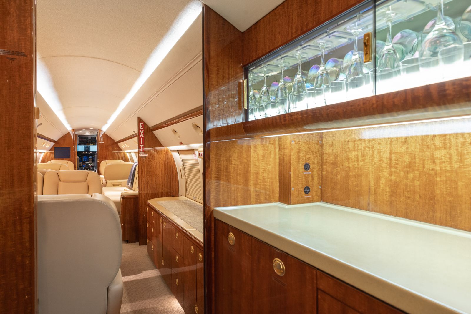 Gulfstream GIVSP  S/N 1471 for sale | gallery image: /userfiles/files/galley%20from%20aft%202.jpg