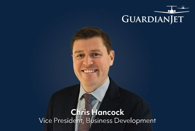 Chris Hancock Joins Guardian Jet as Vice President, Business Development